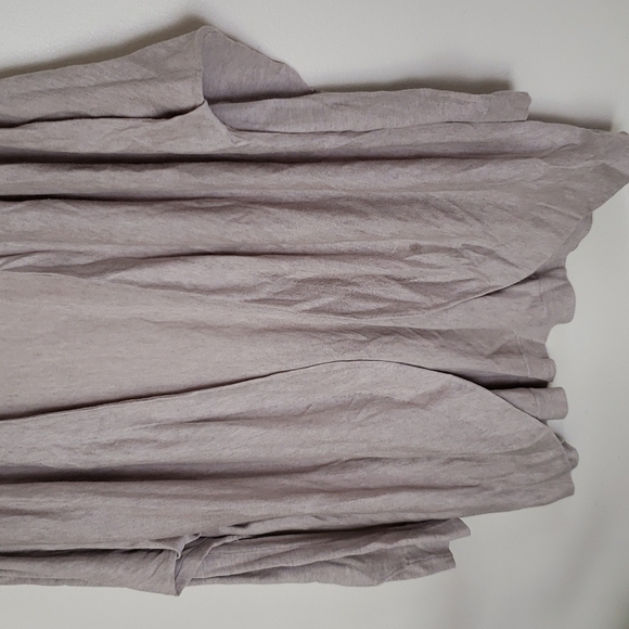 Express pleated shoulder cream gray women's size medium - Picture 4 of 7